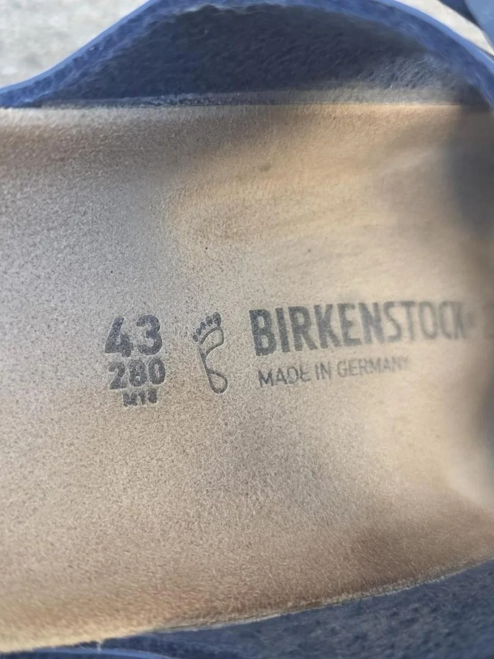 Birkenstock Arizona Sandals Size 43 Blue Two Strap Size: Size 43 ( Men's US 10